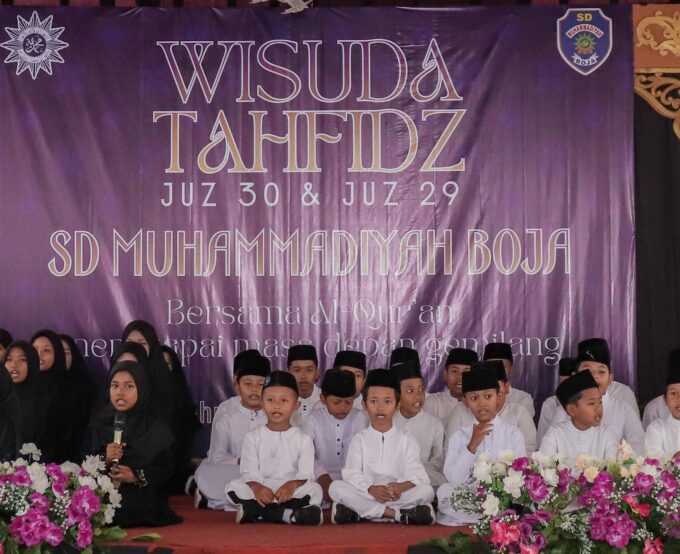 BANGGA! 53 SISWA SD MUHAMMADIYAH BOJA IKUTI WISUDA TAHFIDZ